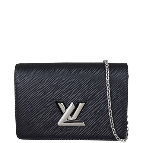 lv twist wallet on chain|louis vuitton book chain wallet.